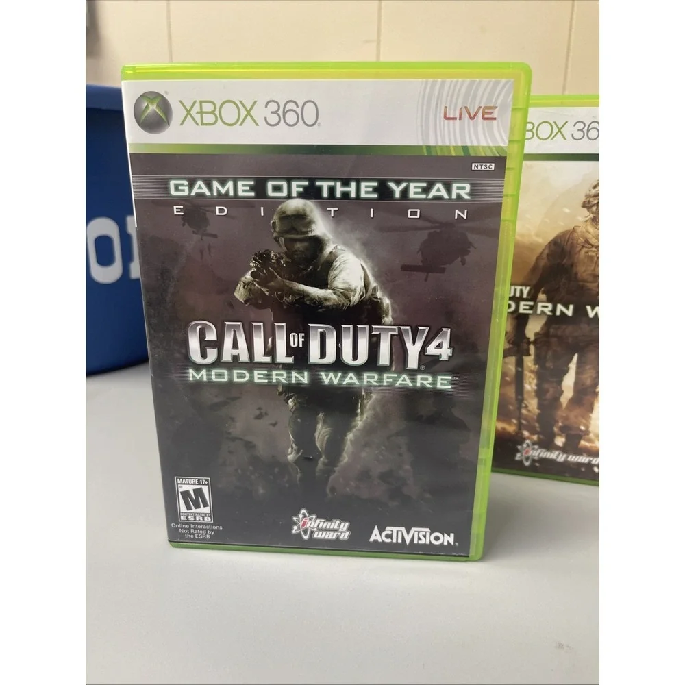 Microsoft Xbox 360 Game Lot - Call of Duty Black Ops Modern Warfare 2 3 4